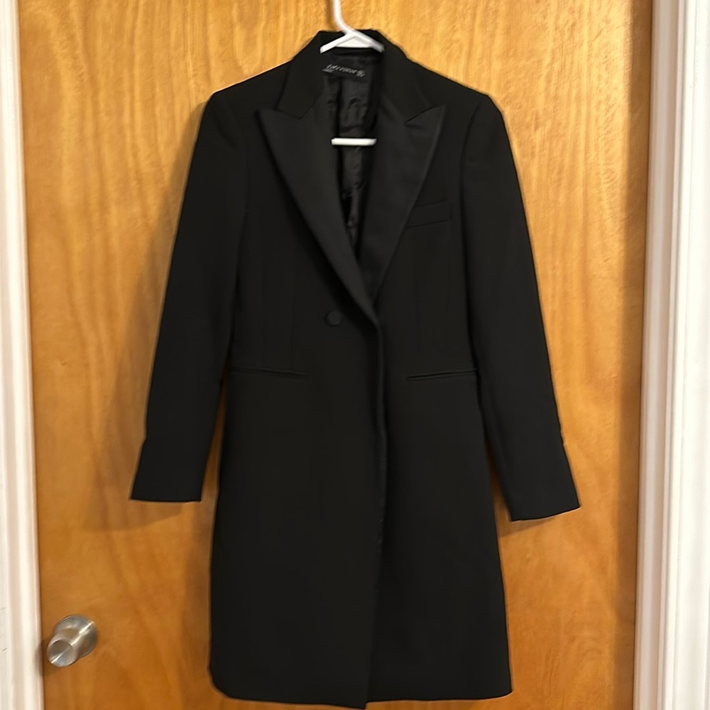 Zara long black blazer